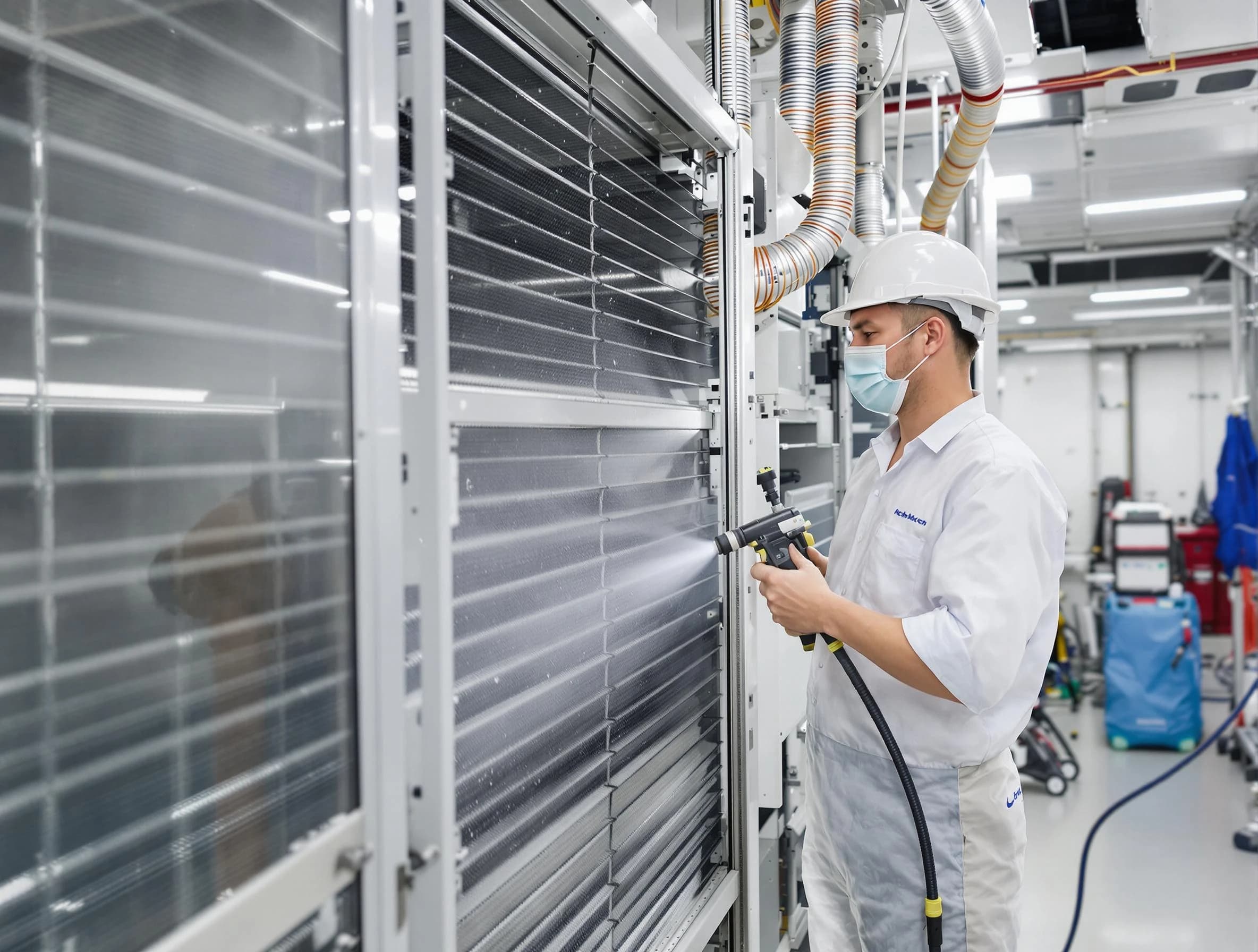 Professional AC coil cleaning by Newcastle Air Duct Cleaning in Newcastle