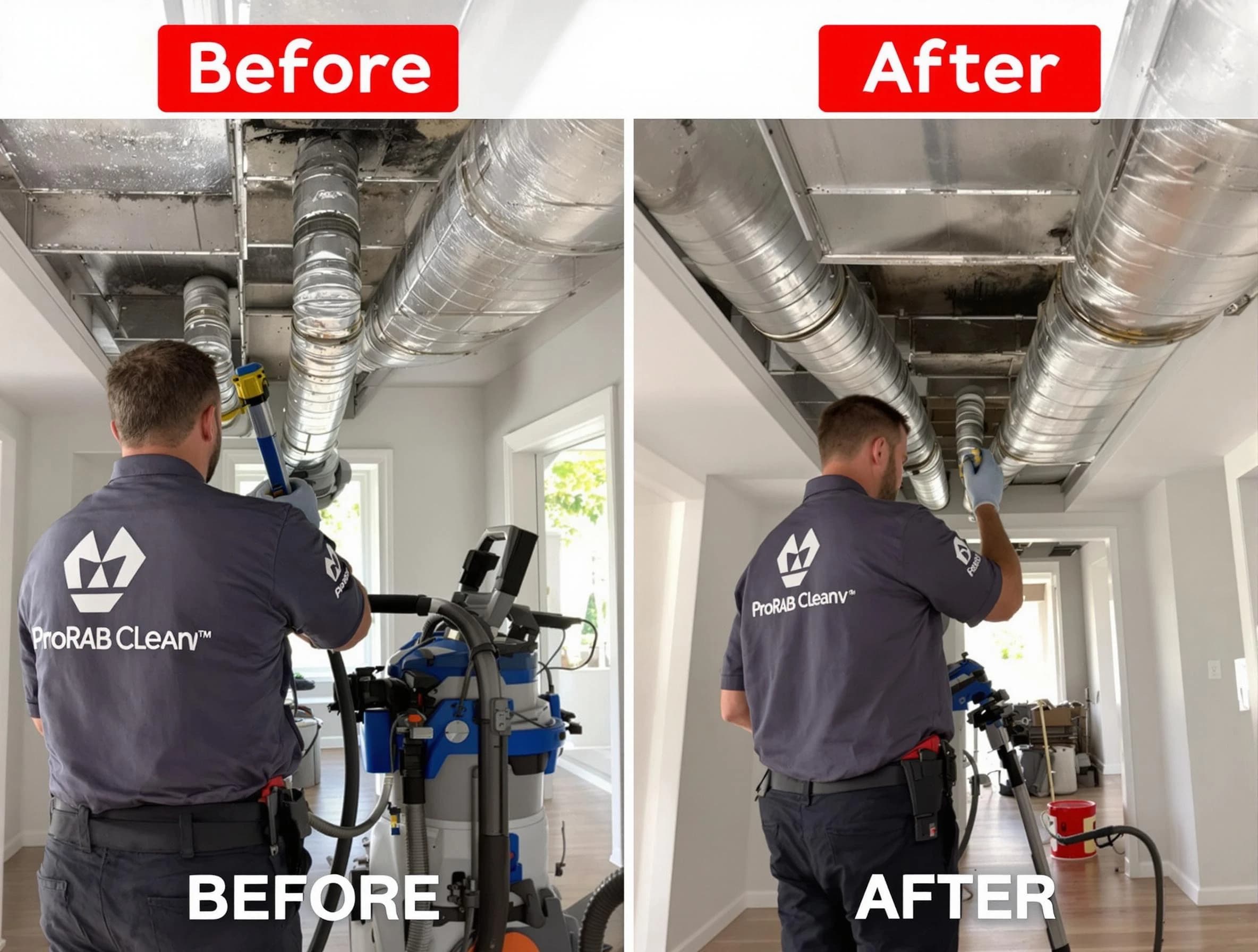 Newcastle Air Duct Cleaning expert performing thorough residential duct cleaning in a Newcastle home