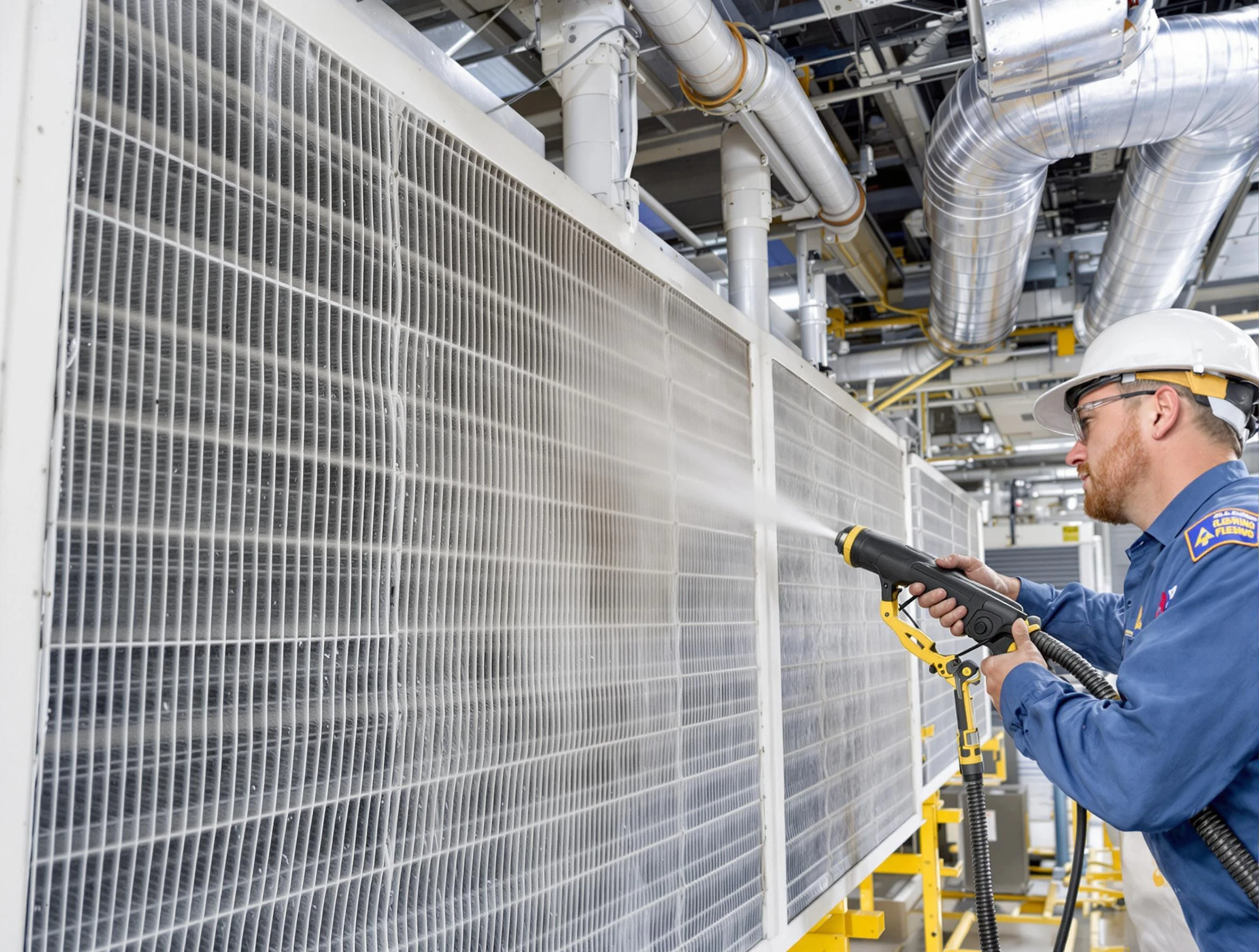 Professional commercial coil cleaning by Newcastle Air Duct Cleaning in Newcastle