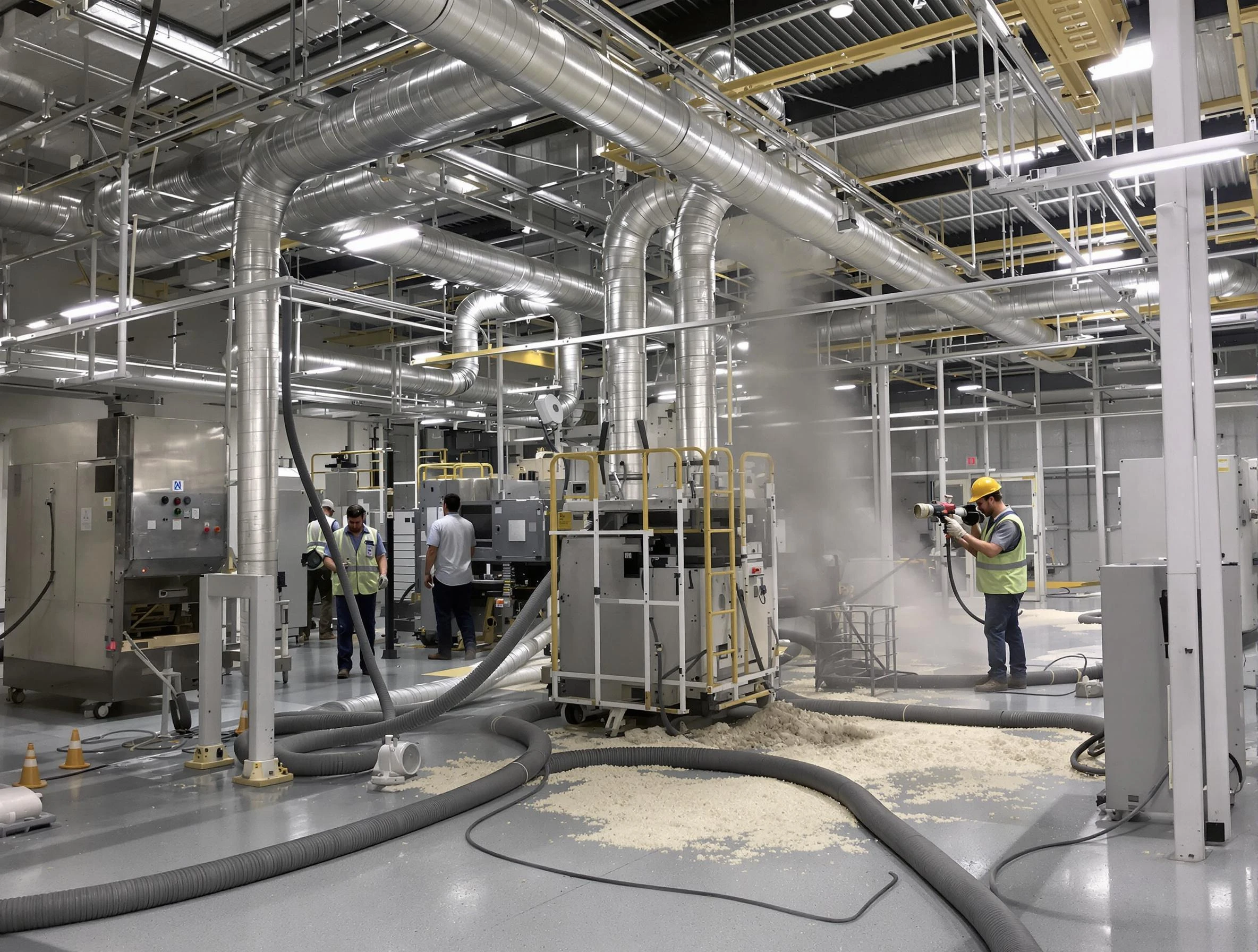 Heavy-duty industrial duct cleaning by Newcastle Air Duct Cleaning in Newcastle